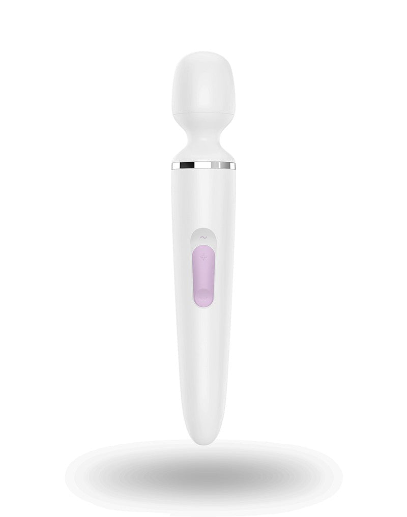 Satisfyer Wand Vibrator Wand-er Woman - wit - Erotiekvoordeel.nl