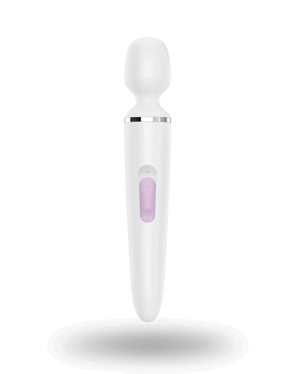Satisfyer Wand Vibrator Wand-er Woman - wit - Erotiekvoordeel.nl