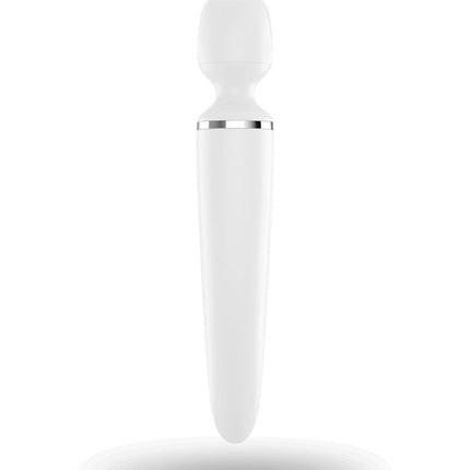 Satisfyer Wand Vibrator Wand-er Woman - wit - Erotiekvoordeel.nl
