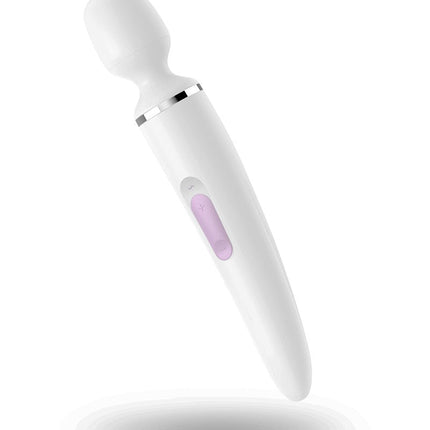 Satisfyer Wand Vibrator Wand-er Woman - wit - Erotiekvoordeel.nl