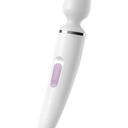 Satisfyer Wand Vibrator Wand-er Woman - wit - Erotiekvoordeel.nl