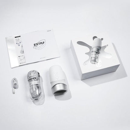 Sauce - Extra Sauce - Elektronische Masturbator Plus White Sauce Masturbator Sleeve - Met 5D Touch Sensor-Erotiekvoordeel.nl