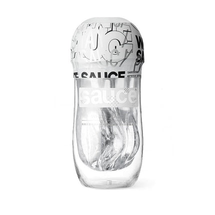 Sauce - White Sauce - Masturbator Cup - Herbruikbaar - Transparant-Erotiekvoordeel.nl