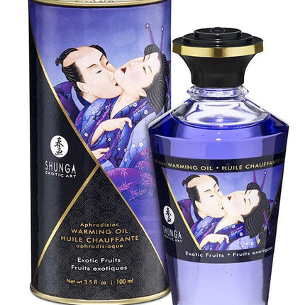 Shunga Aphrodisiac Warming Oil Exotic fruit - Erotiekvoordeel.nl