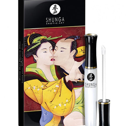 Shunga - Divine Oral Pleasure Gloss - Strawberry Wine - 10 ml - Erotiekvoordeel.nl