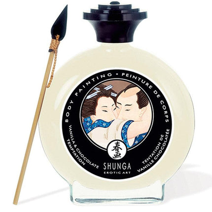 Shunga Eetbare Bodypaint vanilla Chocolate Temptation - Erotiekvoordeel.nl
