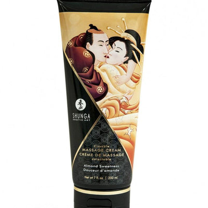 Shunga Kissable Massage Cream Almond Sweetness - Erotiekvoordeel.nl