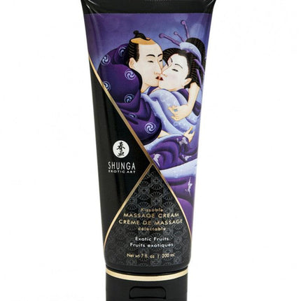 Shunga Kissable Massage Cream Exotic Fruit - Erotiekvoordeel.nl