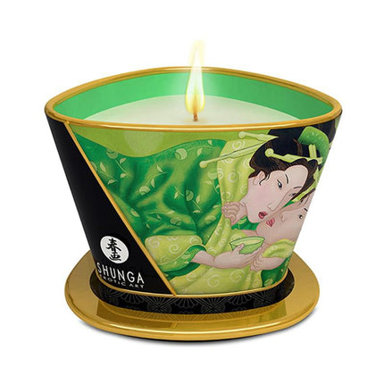 Shunga Massagekaars Exotic Green Tea - Erotiekvoordeel.nl