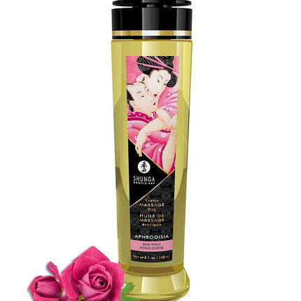 Shunga Massageolie Aphrodisia Rose - 240 ml - Erotiekvoordeel.nl