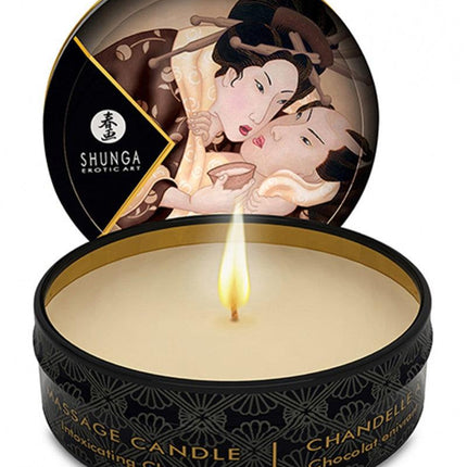 Shunga Mini Massagekaars - Intoxicating Chocolate - Erotiekvoordeel.nl