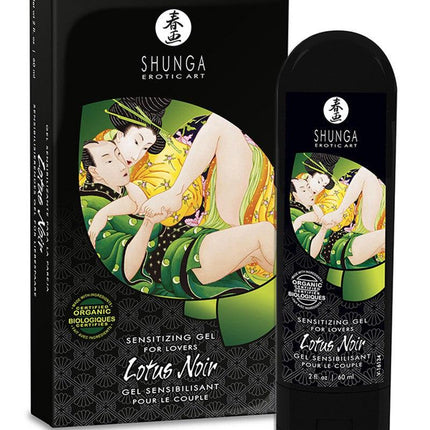 Shunga - Sensitizing gel for lovers - Lotus Noir 60ml - Erotiekvoordeel.nl