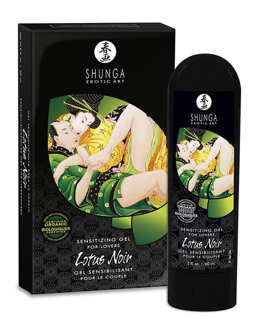 Shunga - Sensitizing gel for lovers - Lotus Noir 60ml - Erotiekvoordeel.nl