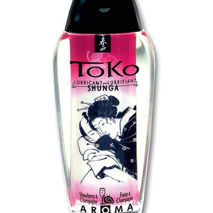 Shunga - Toko Aroma -Glijmiddel Op Waterbasis Met Smaakje - Strawberry Wine-Erotiekvoordeel.nl