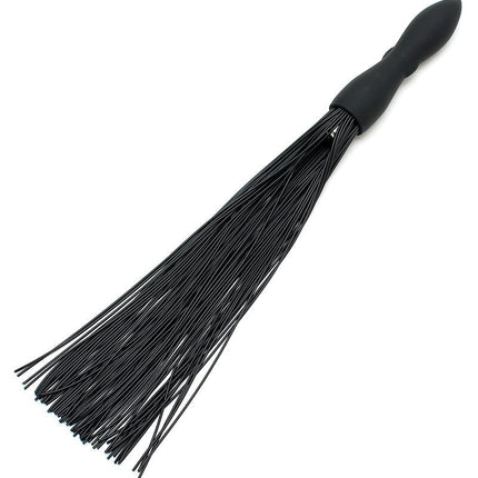 Siliconen Flogger Zweep met Vibrerende Dildo-Erotiekvoordeel.nl