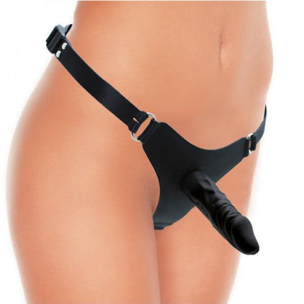 Siliconen Voorbinder met dildo - Erotiekvoordeel.nl