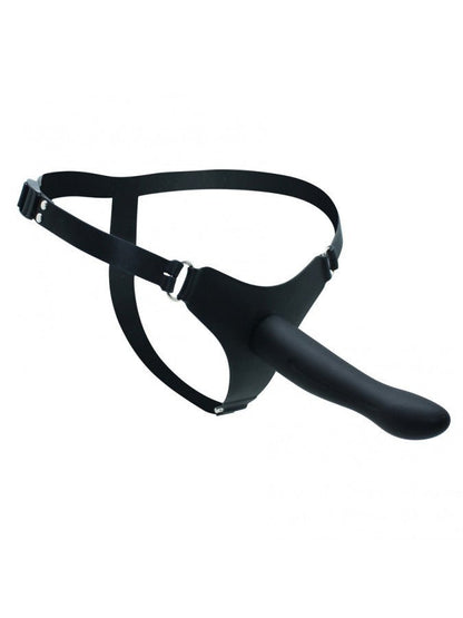 Siliconen Voorbinder / strap-on / pegging harnas met dildo verwisselbaar - Erotiekvoordeel.nl