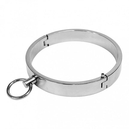 Slaven collar RVS met inbus schroef - Erotiekvoordeel.nl