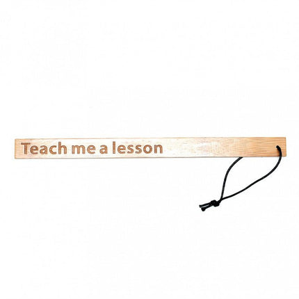 Spanking lineaal Teach Me A Lesson - Erotiekvoordeel.nl