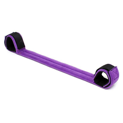 Spreader Bar | spreidstang met twee boeien - zwart - Erotiekvoordeel.nl