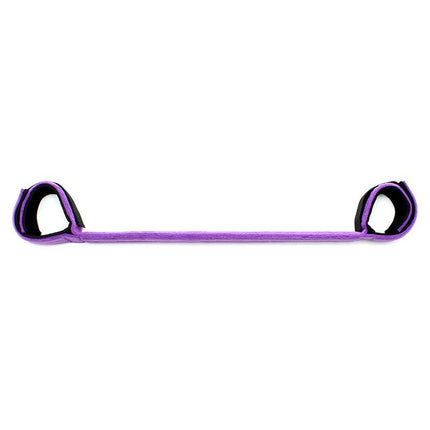 Spreader Bar | spreidstang met twee boeien - zwart - Erotiekvoordeel.nl