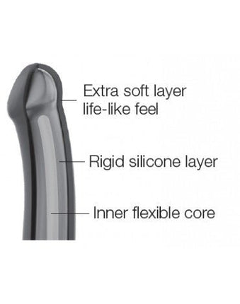 Strap-On-Me Semi-Realistische Dildo met zuignap - paars - Erotiekvoordeel.nl
