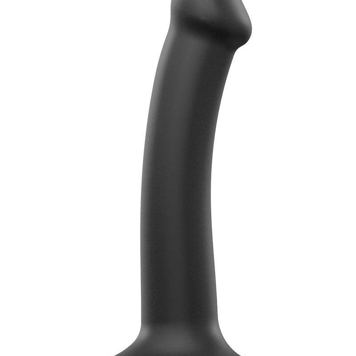 Strap-On-Me Semi-Realistische Dildo met zuignap - zwart - maat XL - Erotiekvoordeel.nl