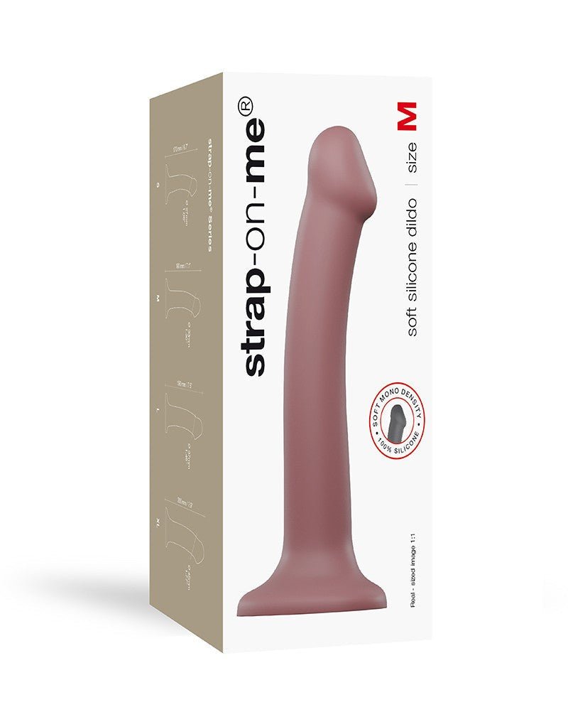 Strap-On-Me Semi-Realistische Mono Density Dildo met zuignap - oudroze -  - Erotiekvoordeel.nl
