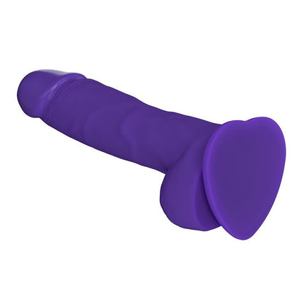 Strap-On-Me Soft Realistic Dildo met zuignap - paars - Erotiekvoordeel.nl