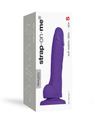 Strap-On-Me Soft Realistic Dildo met zuignap - paars - Erotiekvoordeel.nl
