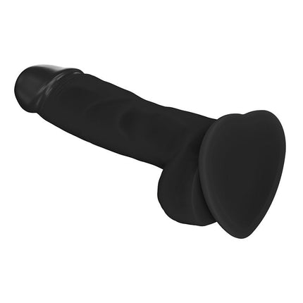 Strap-On-Me Soft Realistic Dildo met zuignap - zwart - Erotiekvoordeel.nl