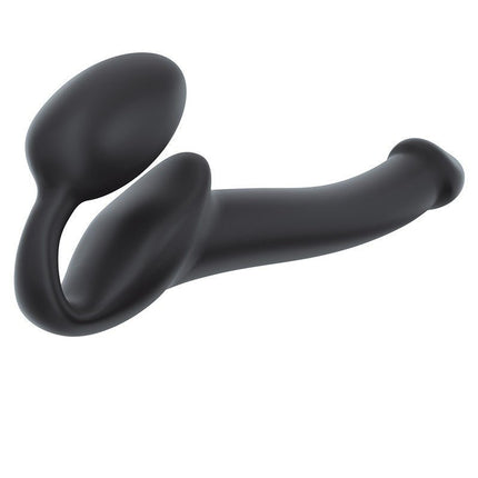 Strap-On-Me Strapless Voorbinddildo - zwart - Erotiekvoordeel.nl