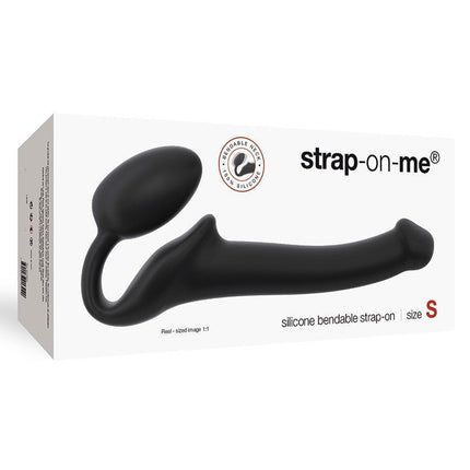 Strap-On-Me Strapless Voorbinddildo - zwart - Erotiekvoordeel.nl