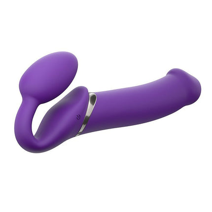 Strap-On-Me Vibrerende Strapless Strapon | Voorbinddildo met 3 motoren - paars - Erotiekvoordeel.nl