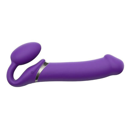 Strap-On-Me Vibrerende Strapless Strapon | Voorbinddildo met 3 motoren - paars - Erotiekvoordeel.nl