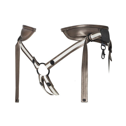 Strap-on-Me Pegging Harnas PVC Leatherette Desirous - bronskleurig - Erotiekvoordeel.nl