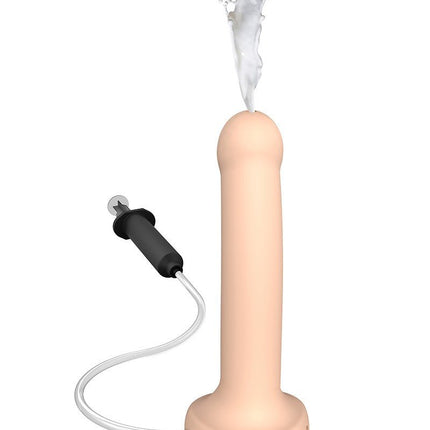 Strap-on-me Dildo met spuit mogelijkheid - huidskleur - Erotiekvoordeel.nl