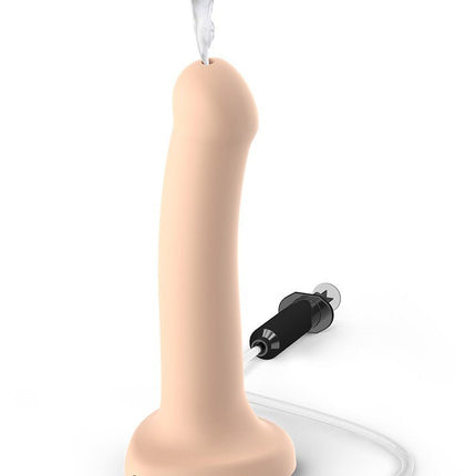 Strap-on-me Dildo met spuit mogelijkheid - huidskleur - Erotiekvoordeel.nl