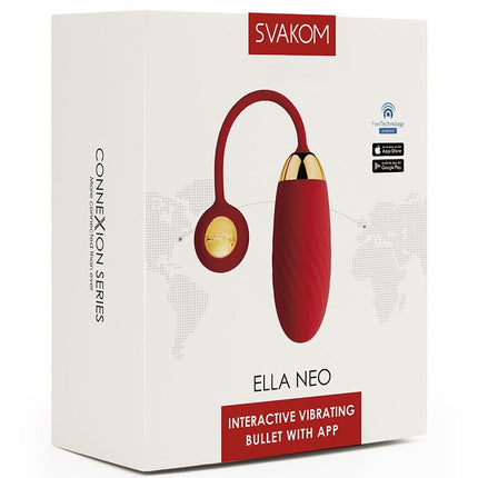 Svakom Connexion Series Ella Neo App Controlled ergonomische bullet vibrator - Erotiekvoordeel.nl