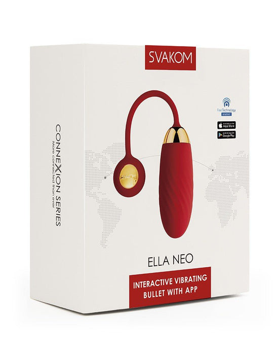 Svakom Connexion Series Ella Neo App Controlled ergonomische bullet vibrator - Erotiekvoordeel.nl