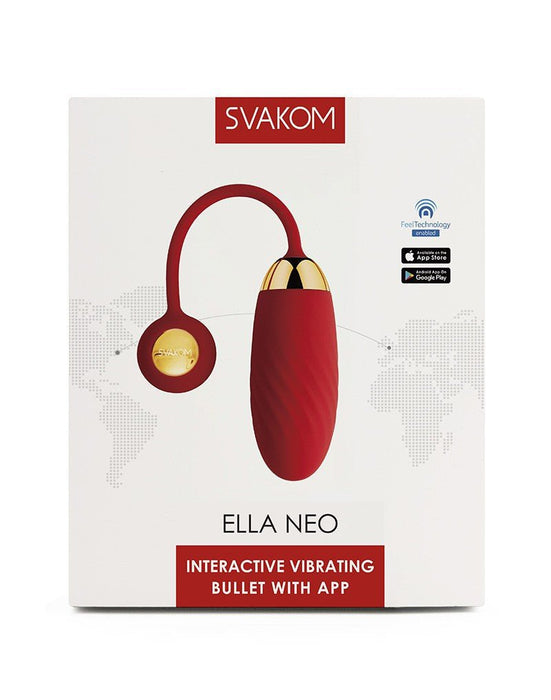 Svakom Connexion Series Ella Neo App Controlled ergonomische bullet vibrator - Erotiekvoordeel.nl