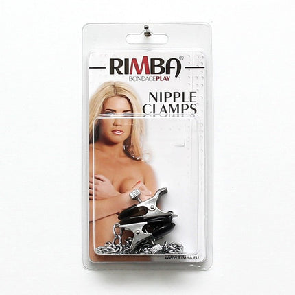 Tepelklemmen met schroef verstelbaar en ketting - medium - Erotiekvoordeel.nl