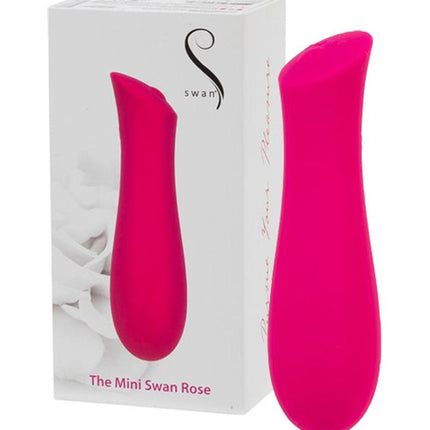 The Mini Swan Rose clitoris vibrator - roze - Erotiekvoordeel.nl