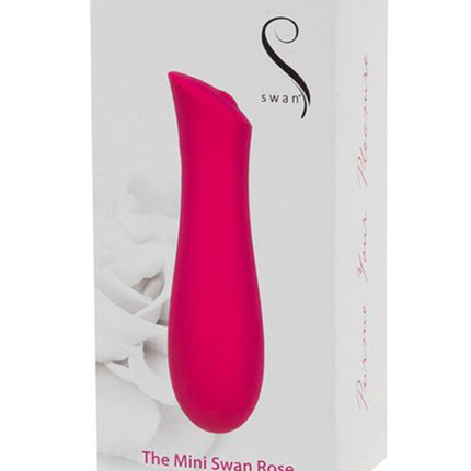 The Mini Swan Rose clitoris vibrator - roze - Erotiekvoordeel.nl
