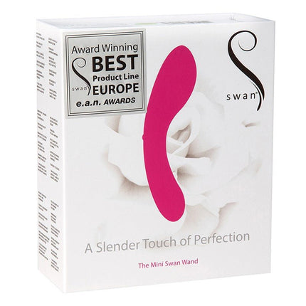 The Mini Swan Wand vibrator - roze - Erotiekvoordeel.nl