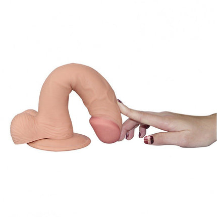 The Ultra Soft Dude Realistische Dildo - 23 cm x 4,1 cm - Erotiekvoordeel.nl