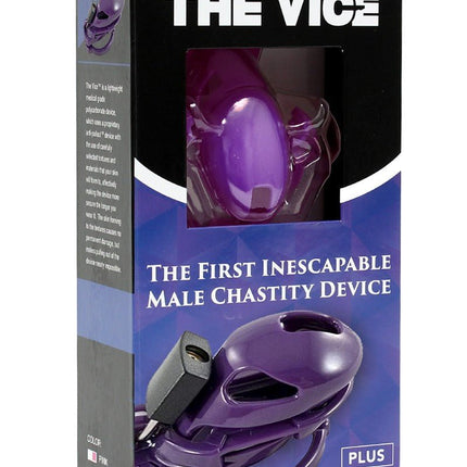The Vice Kuisheidskooi | Peniskooi | Chastity Cage - paars - Erotiekvoordeel.nl