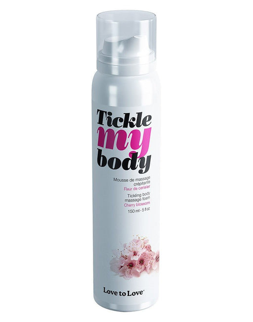 Tickle my body Massagemousse - Kersenbloesem - Erotiekvoordeel.nl