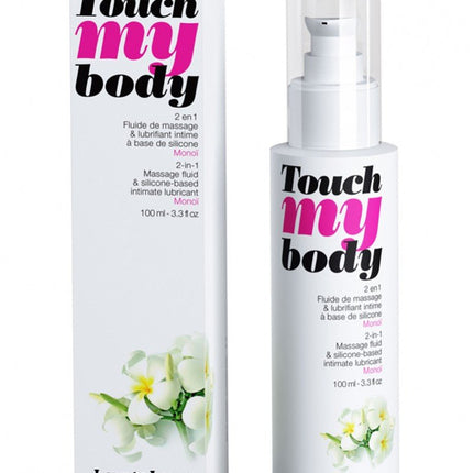 Touch my Body - Glijmiddel en massageolie in 1 - Gardenia - Erotiekvoordeel.nl