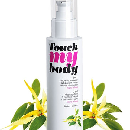 Touch my body Glijmiddel en massageolie in 1 Tropische Magnolia - Erotiekvoordeel.nl